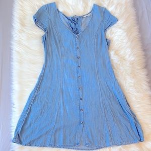 American Eagle denim like dress. Size Large.